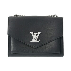 Louis Vuitton My Lock Me Chain Noir Black Leather Shoulder Bag